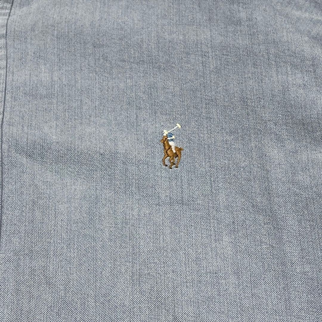 #4386 古着　Ralph Lauren/ラルフローレン/Long Sleeve Button Down Shirt/長袖ボタンダウンシャツ/BLAKE/ブレイク/サイズXXL