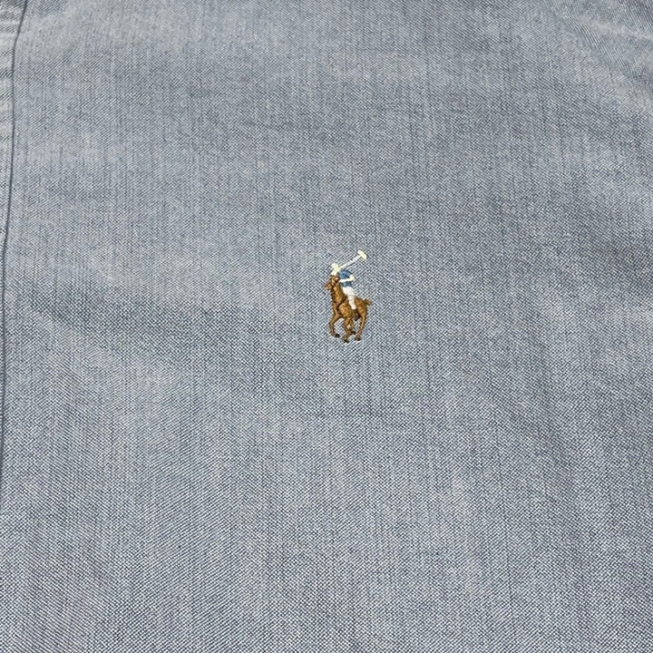 #4386 古着　Ralph Lauren/ラルフローレン/Long Sleeve Button Down Shirt/長袖ボタンダウンシャツ/BLAKE/ブレイク/サイズXXL