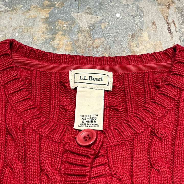 #3380 L.L.Bean/エルエルビーン/CottonknitCardigan/コットンニットカーディガン/サイズXS