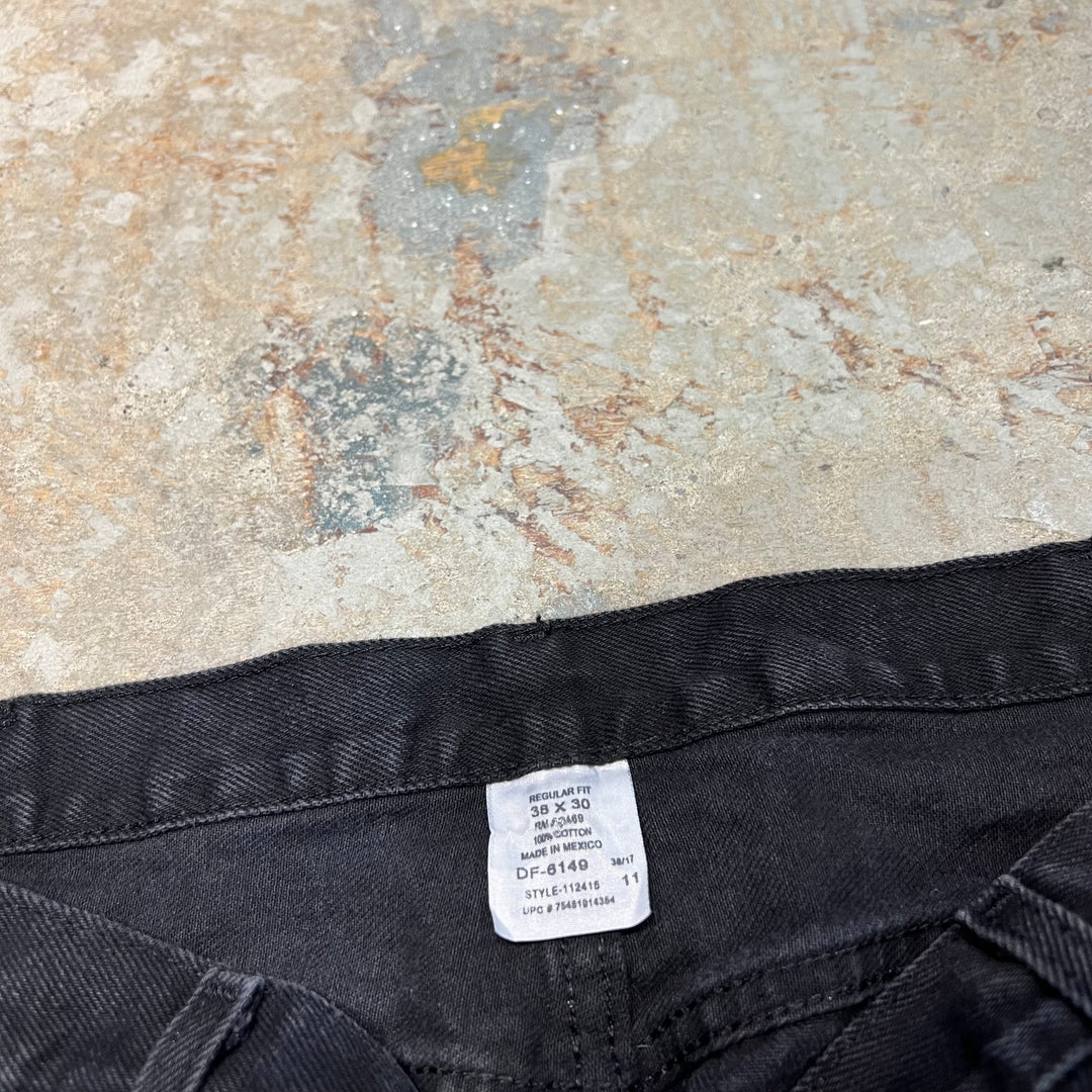 #4763 古着 unknow/Black Denim Pants/ブラックデニムパンツ/サイズ38×30