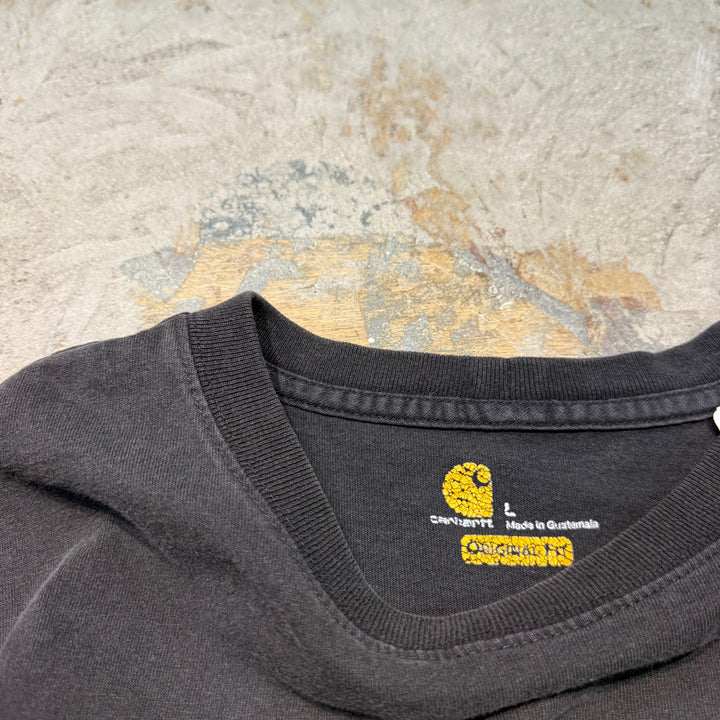 古着 Carhartt/ カーハート/ ポケット ロゴ Tシャツ/ サイズL