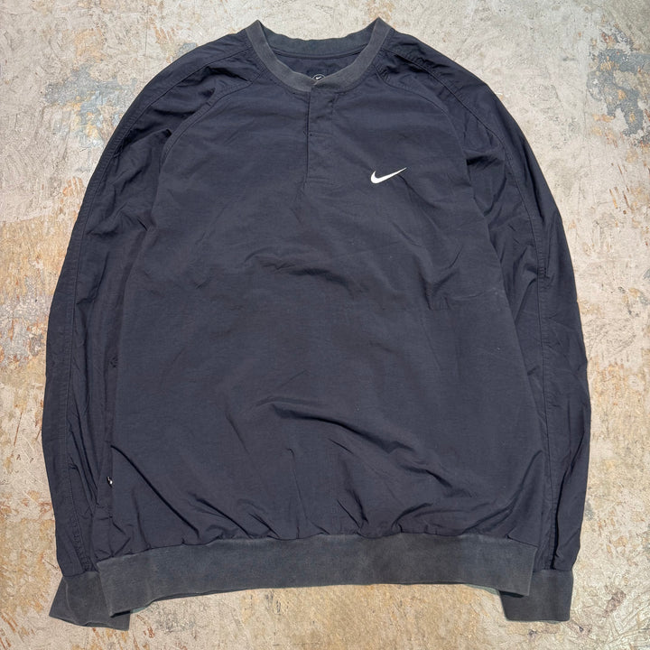 古着 NIKE/ ナイキ/ ナイロンプルオーバージャケット/ スウォッシュロゴ/ サイズL