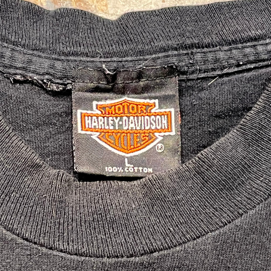 古着 USA製 90's〜 Harley-Davidson/ハーレーダビッドソン/ プリントTシャツ/ サイズL