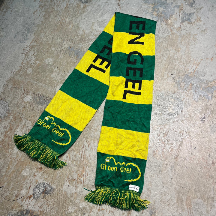 #3003 古着 サッカーマフラー/Groen Geel/KV GROEN GEEL