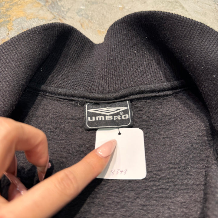古着 UMBRO/アンブロ/ハーフジップスウェット/サイズM