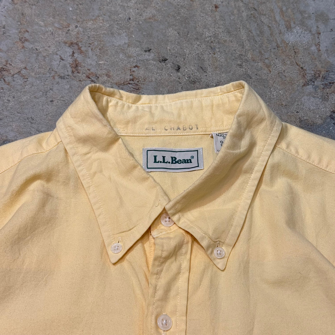古着 70's~80's L.L.Bean/ エルエルビーン/  ボタンダウン半袖シャツ/ サイズL