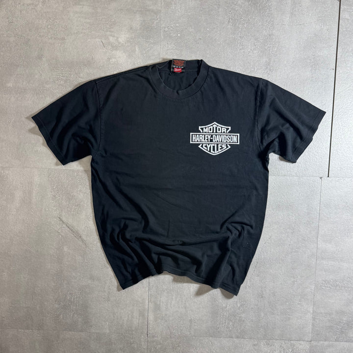 古着 Harley-Davidson ハーレーダビッドソン プリントTシャツ アメカジ サイズXL
