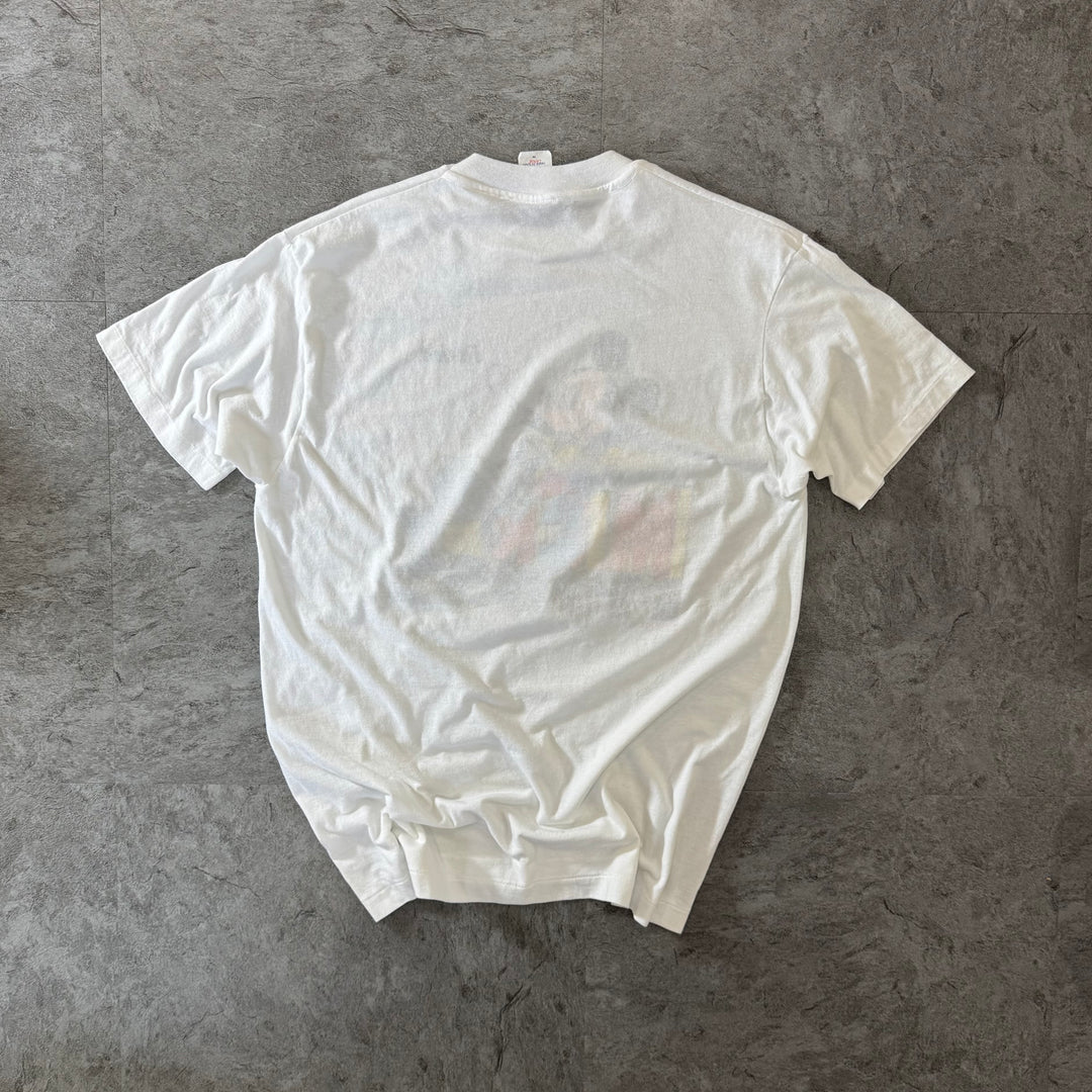 古着 90's USA製 Sherry シェリー MICKEY ミッキー FLORIDA フロリダ キャラクターTシャツ シングルステッチ サイズL