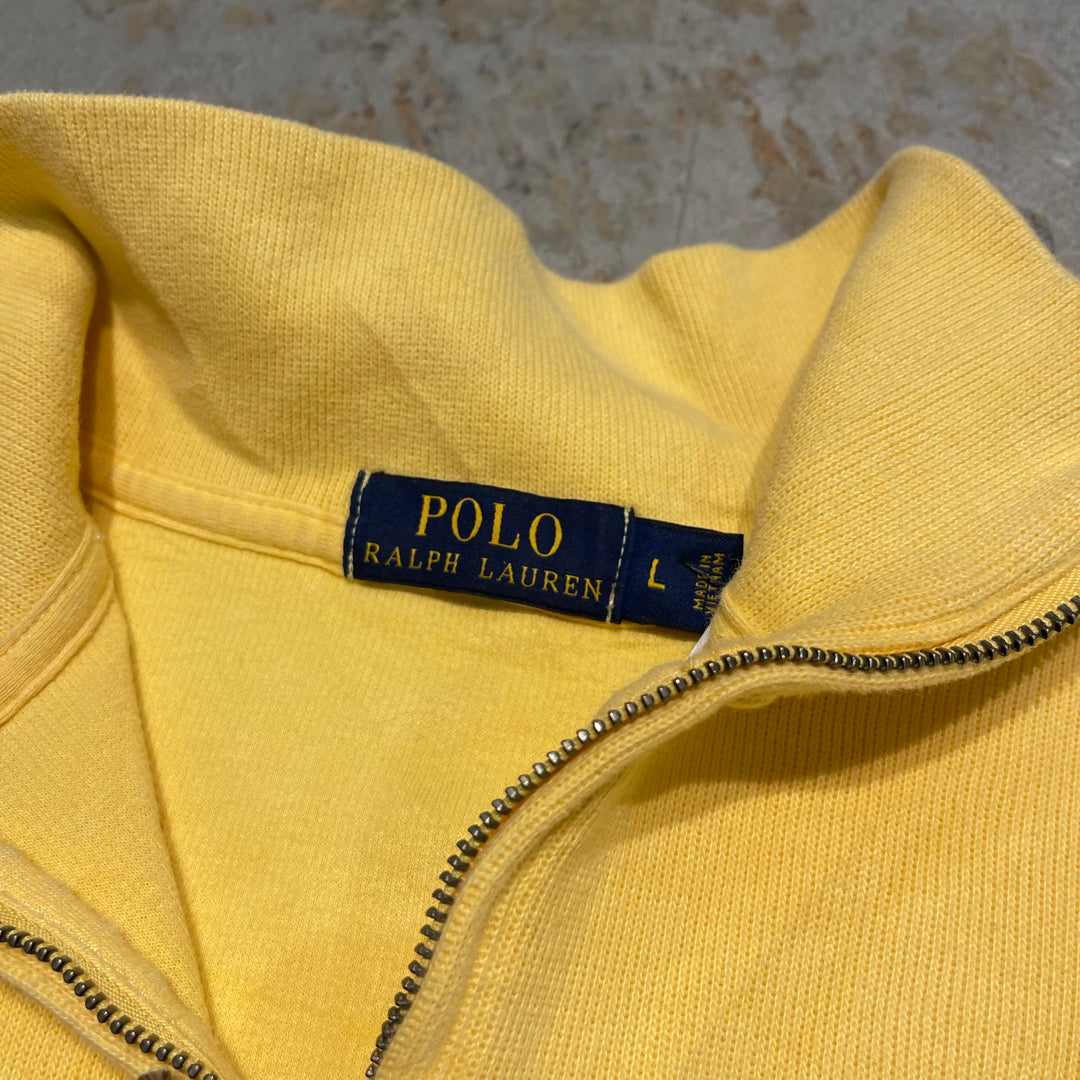 #3857 古着 POLO by Ralph Lauren/ポロバイラルフローレン/Half zip knit Sweater/ハーフジップニットセーター/サイズL