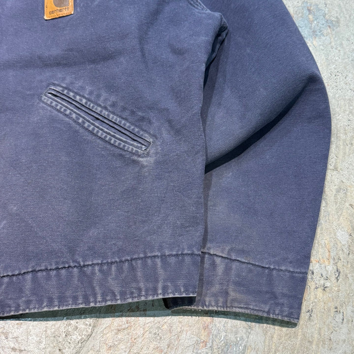 古着 carhartt/ カーハート/ デトロイトジャケット/ ダック地/ 裏地ブランケット/ 企業ロゴ/  サイズL相当