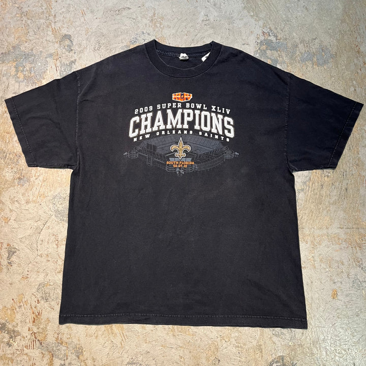 古着 NFL/NEW ORLEANS SAINTS/ニューオリンズ セインツ/プリントTシャツ/ サイズ2XL