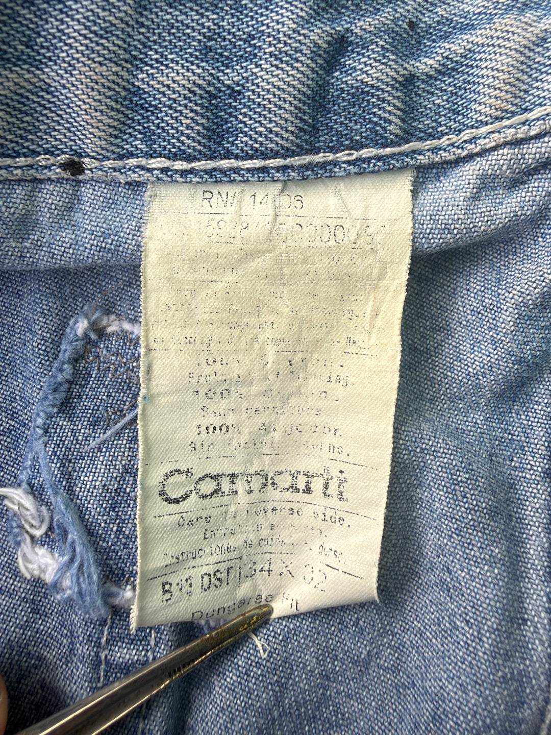 Carhartt Distressed Zombie Denim Pants W34 L32