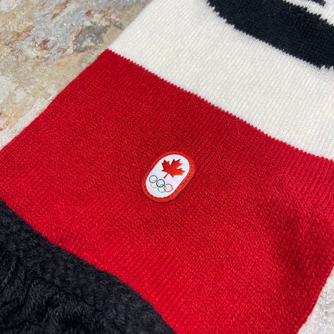 #3056 古着 スポーツマフラー CANADA OLYMPIC / カナダオリンピック