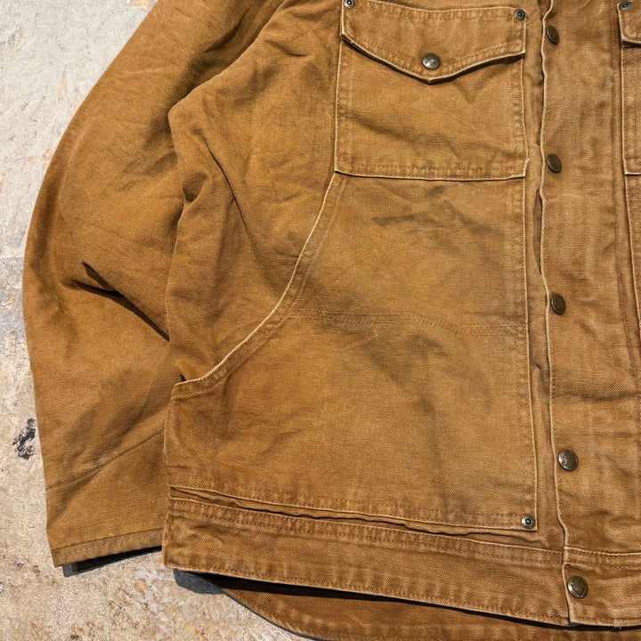 古着 Carhartt/ カーハート/ バーウィックジャケット/ ダック地/ 裏地ボア/ 企業ロゴ/ サイズXL