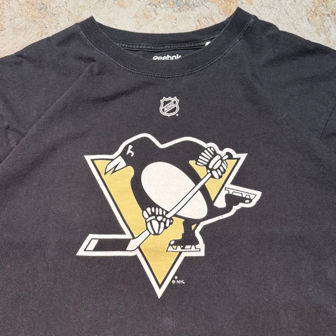 古着 Reebok/リーボック/NHL/ピッツバーグ・ペンギンズ/プリントTシャツ/ サイズL