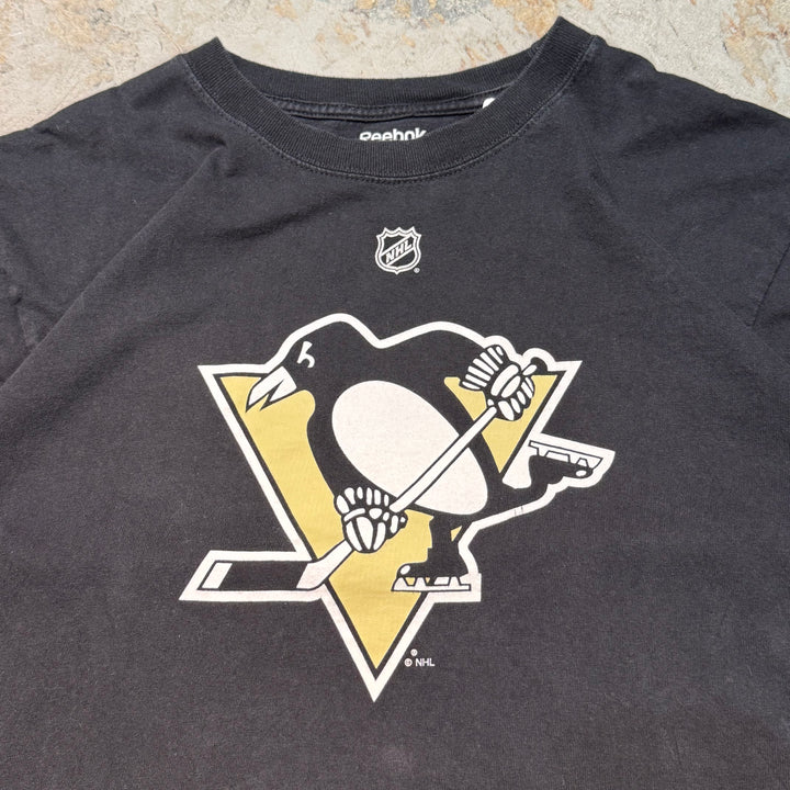 古着 Reebok/リーボック/NHL/ピッツバーグ・ペンギンズ/プリントTシャツ/ サイズL