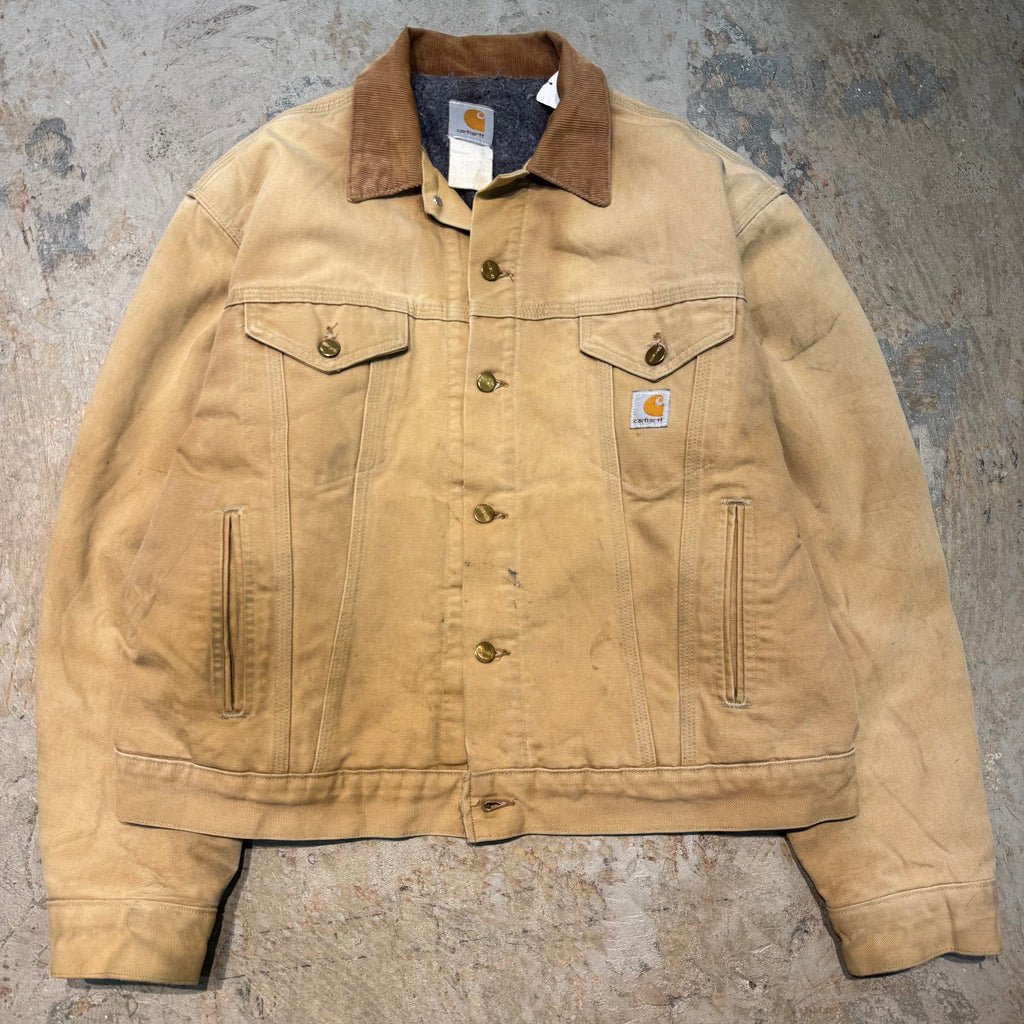 古着 Carhartt/ カーハート/ トラッカージャケット/ ダック地/ 裏地