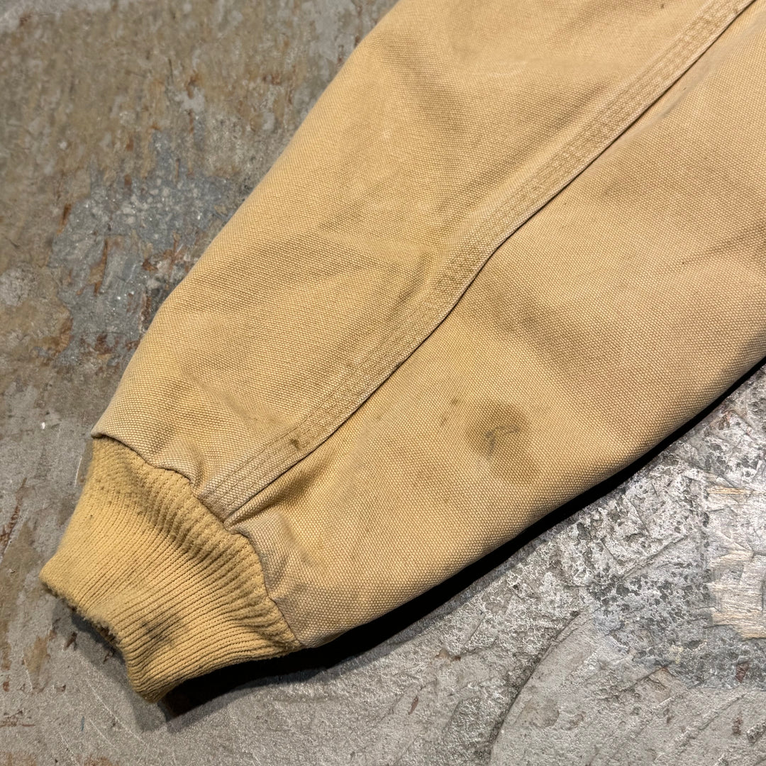 古着 USA製 80's~ Carhartt/ カーハート/ アクティブジャケット/ ダック地/ 裏地キルティング/ サイズXL