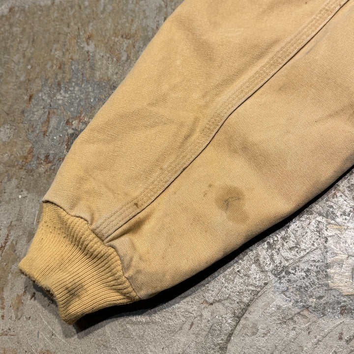 古着 USA製 80's~ Carhartt/ カーハート/ アクティブジャケット/ ダック地/ 裏地キルティング/ サイズXL
