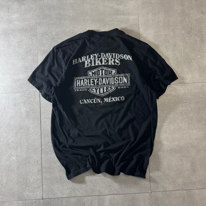 古着 USA製 Harley-Davidson ハーレーダビッドソン プリントTシャツ サイズL