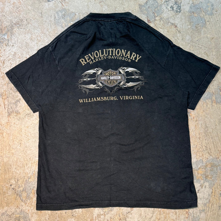 古着 USA製 Harley-Davidson/ハーレーダビッドソン/ プリントTシャツ/ サイズL
