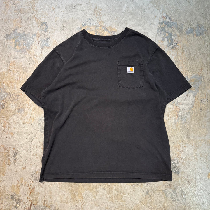 古着 Carhartt/ カーハート/ ポケット ロゴ Tシャツ/ サイズL