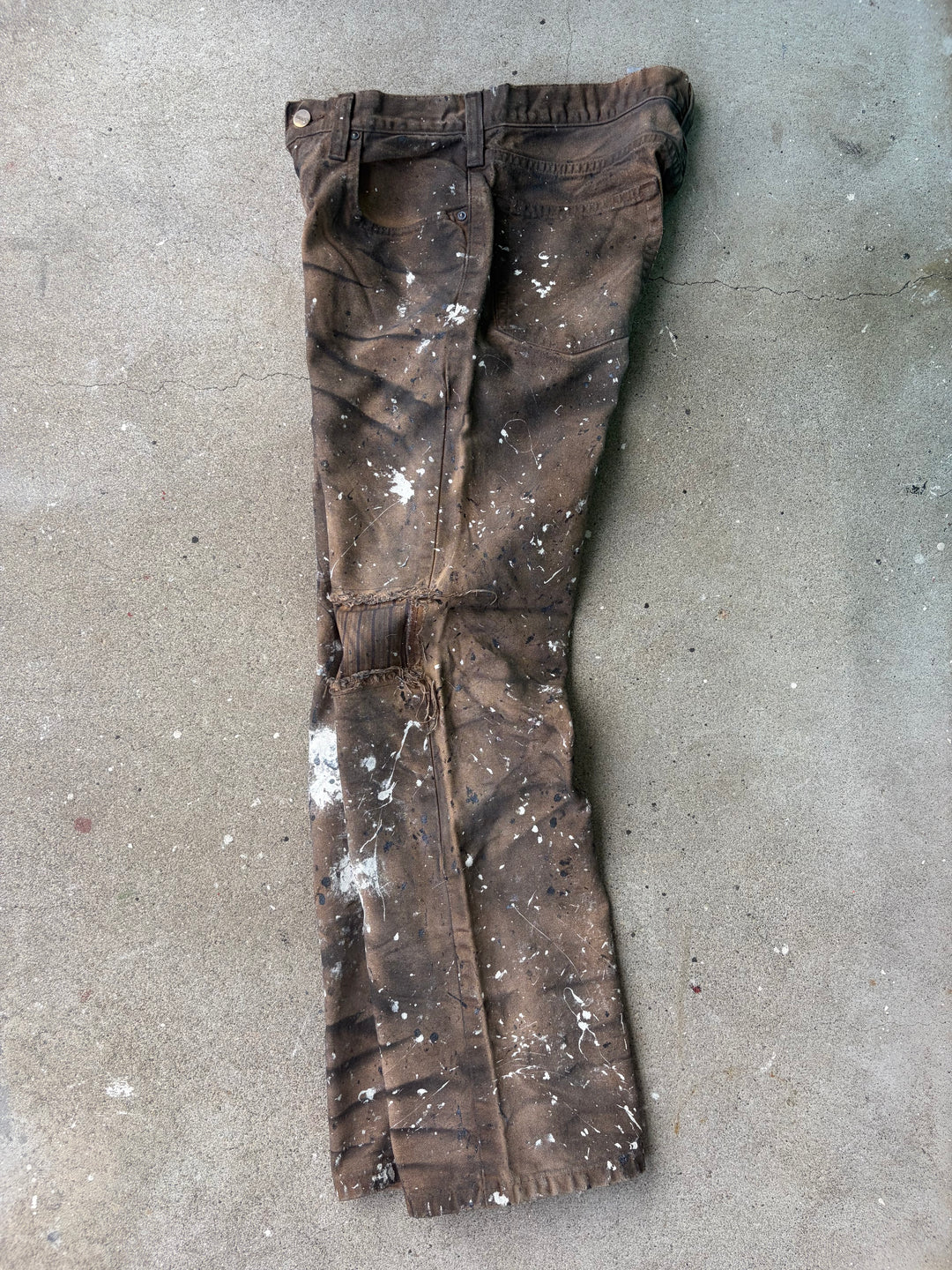 Carhartt Black Faded Duck Painter Pants W30 L30