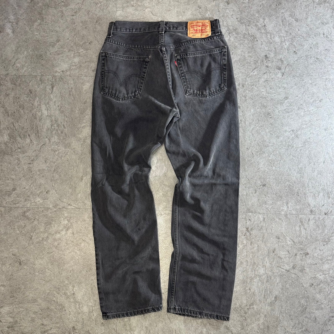 古着 Levi's/ リーバイス/ ブラックデニムパンツ/ 505/ 実寸サイズ30×29