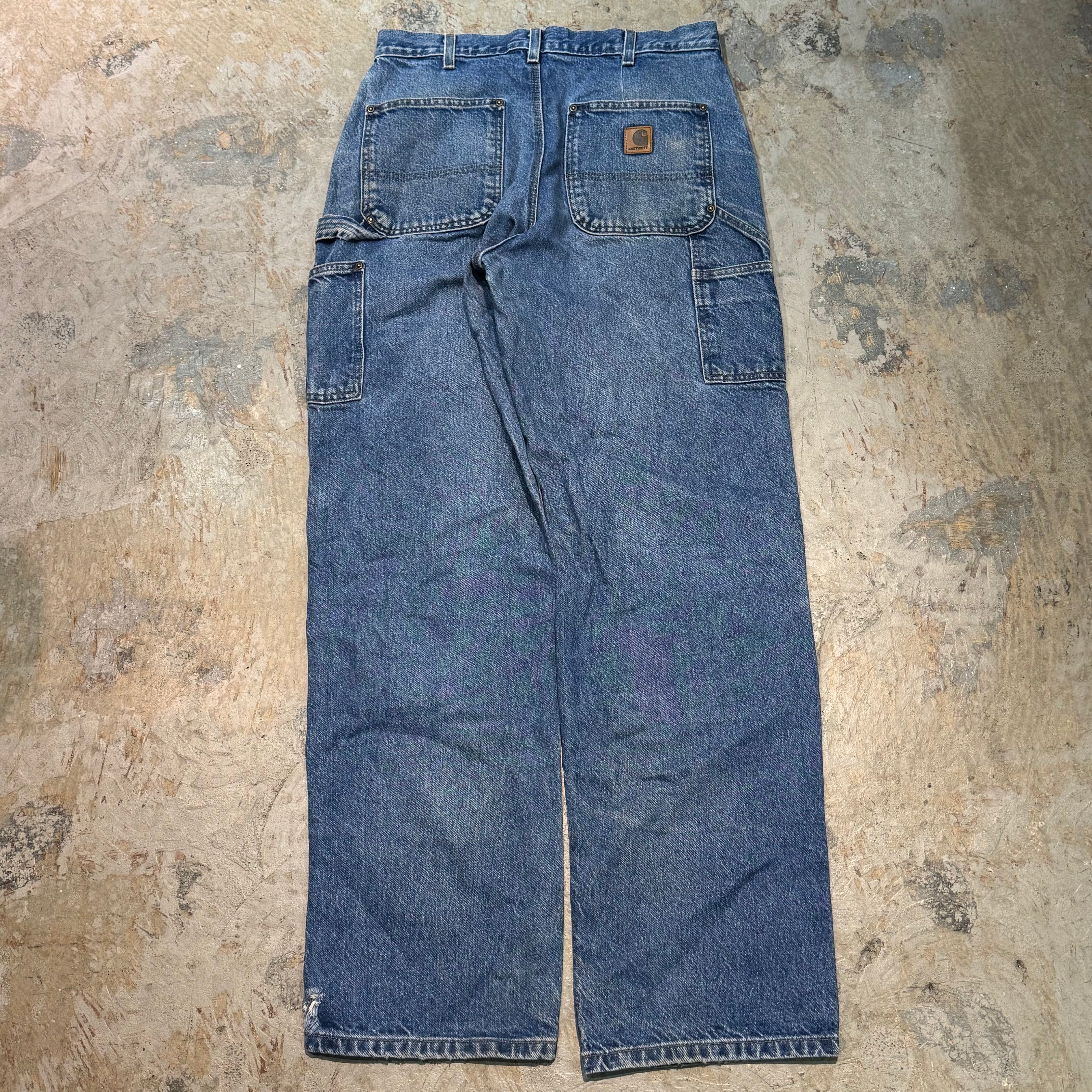 古着 Carhartt/ カーハート/ ダブルニーデニムペインターパンツ/ 実寸