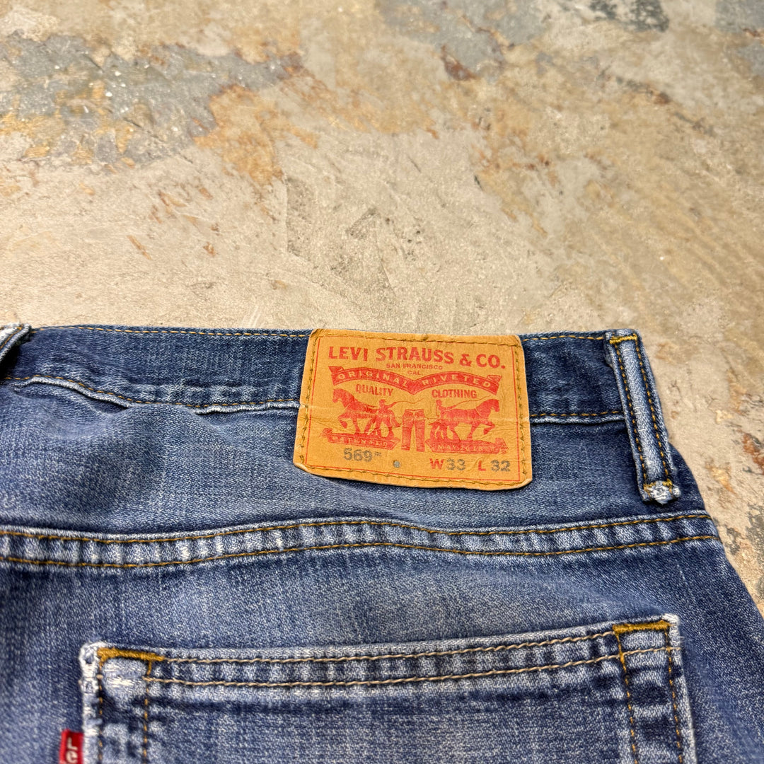 古着 Levi's/リーバイス/デニムパンツ/569/実寸サイズ35×31