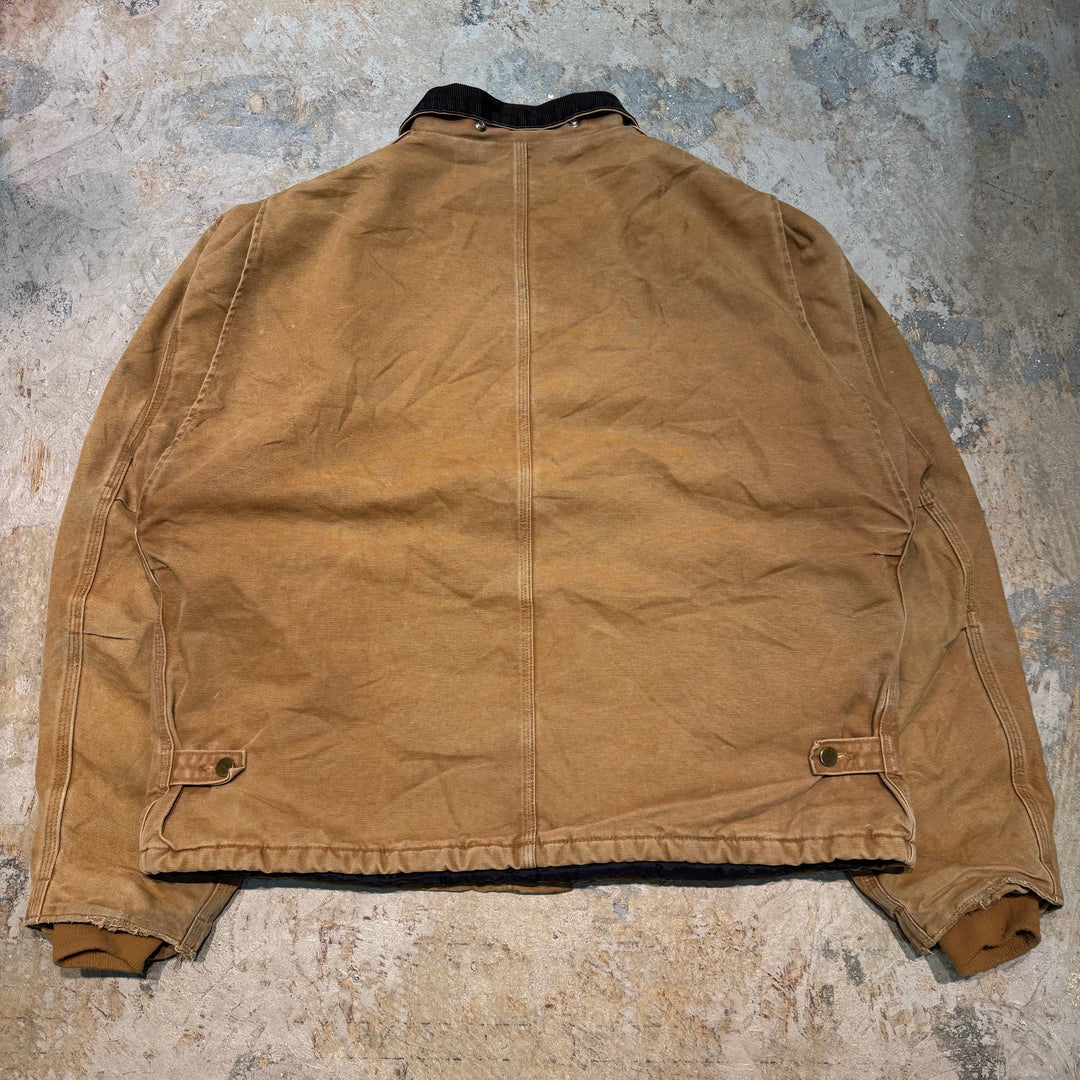 古着 carhartt/ カーハート/ デトロイトジャケット/ 裏地キルティング/ 襟コーデュロイ/ サイズ2XL