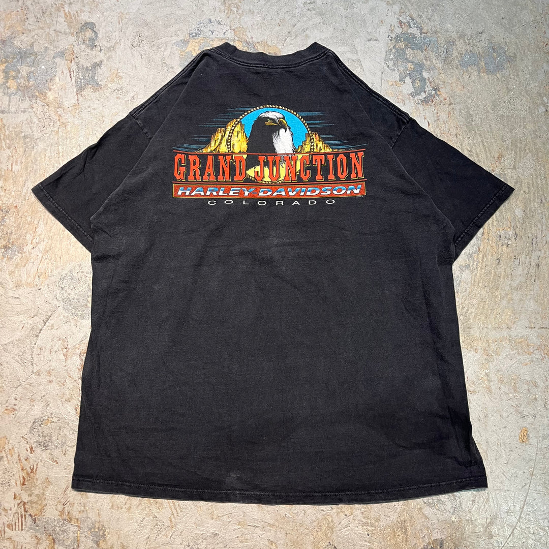 古着 USA製 Harley-Davidson/ハーレーダビッドソン/ プリントTシャツ/ サイズXXL