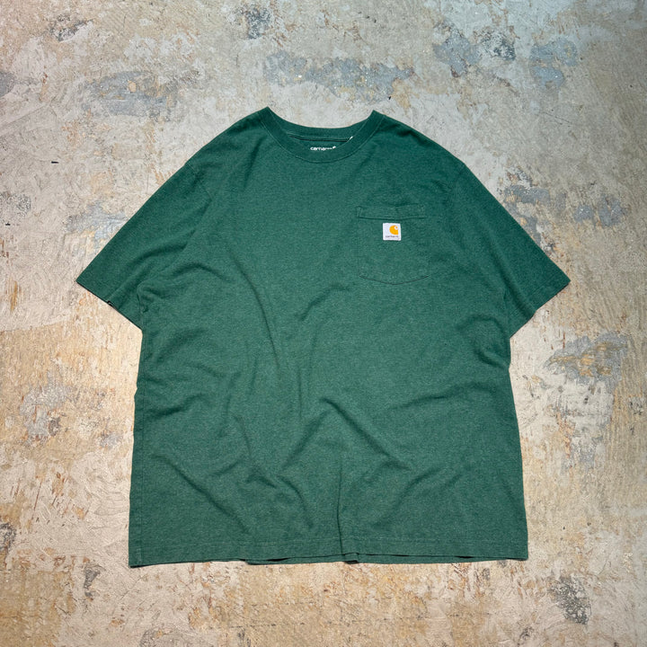 古着 Carhartt/ カーハート/ ポケット ロゴ Tシャツ/ サイズXL