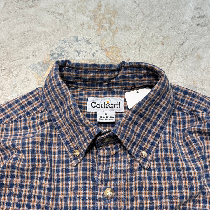 古着 carhartt/カーハート/ ボタンダウン長袖シャツ/ チェック柄/ サイズM