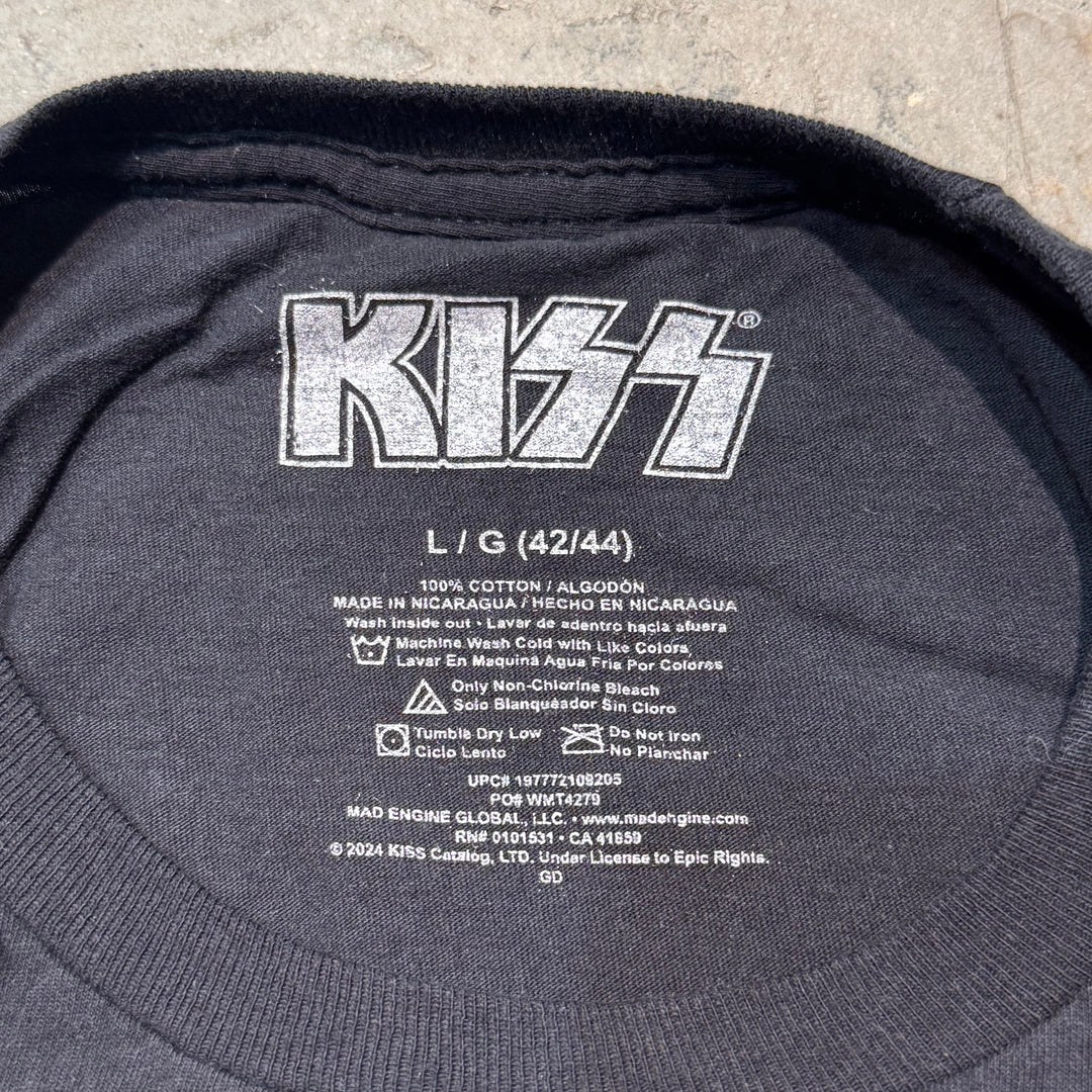 古着 KISS/ キッス/ アーティストTシャツ/ サイズL