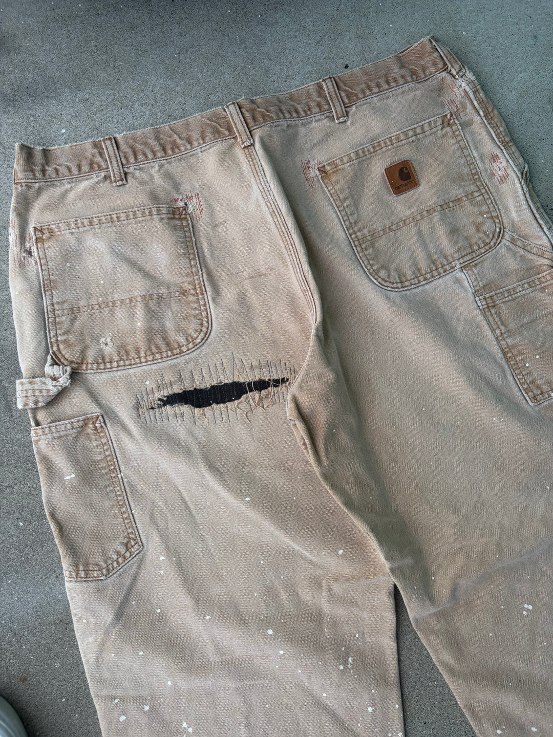 Carhartt Distressed Duck Painter Pants W37 L27