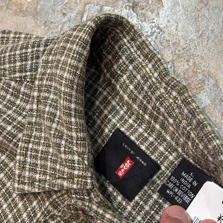 古着 Levis/リーバイス/ 長袖シャツ/チェック柄/サイズL