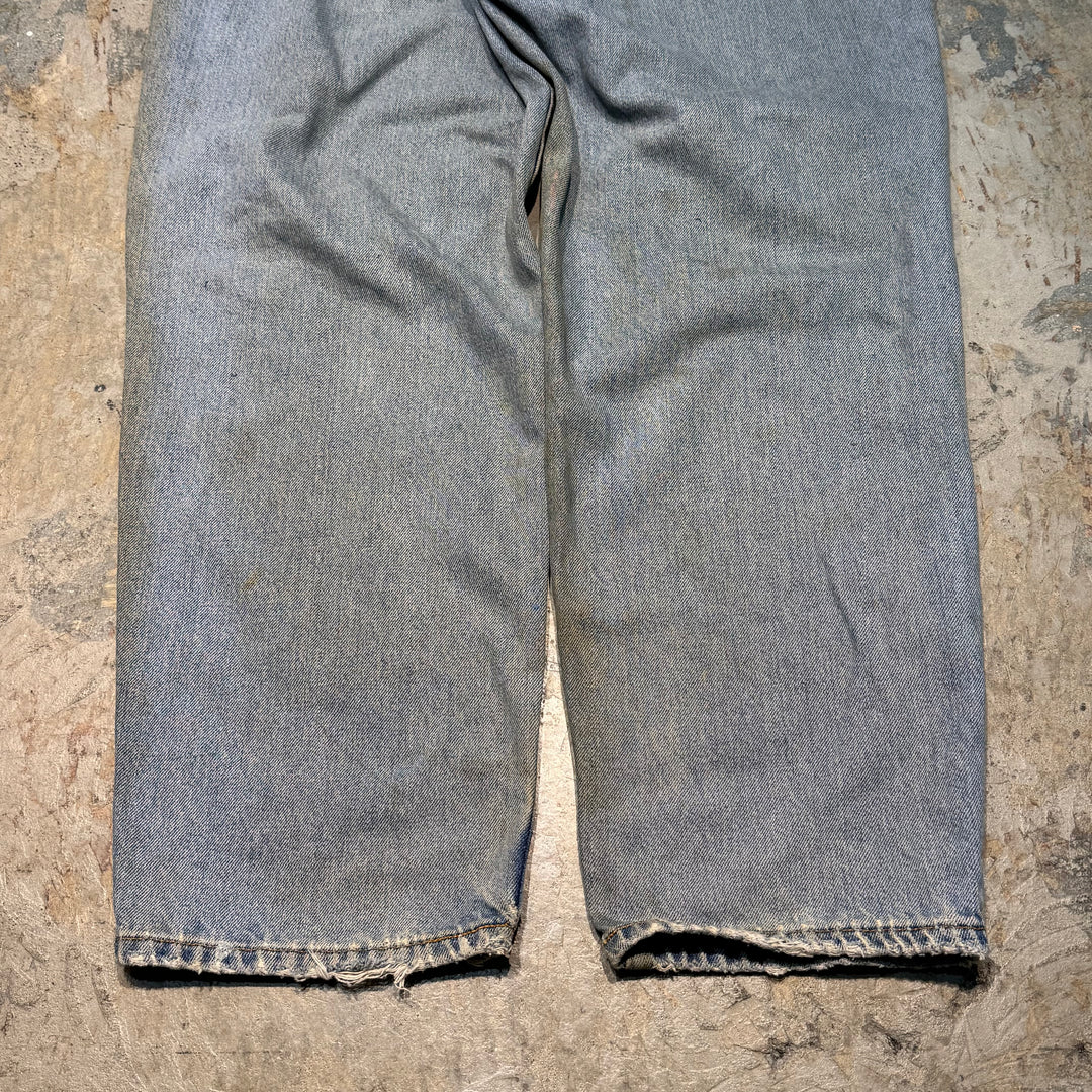 古着 Levis 560 Coffee Dye / コーヒー染 / Damage Denim /ダメージデニム/ 実寸35×31