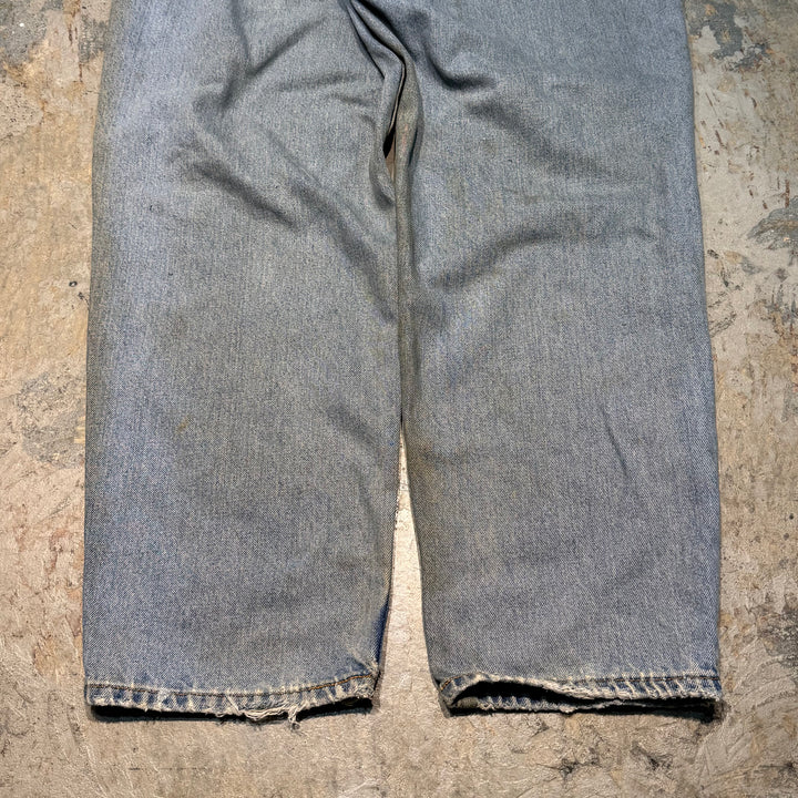 古着 Levis 560 Coffee Dye / コーヒー染 / Damage Denim /ダメージデニム/ 実寸35×31