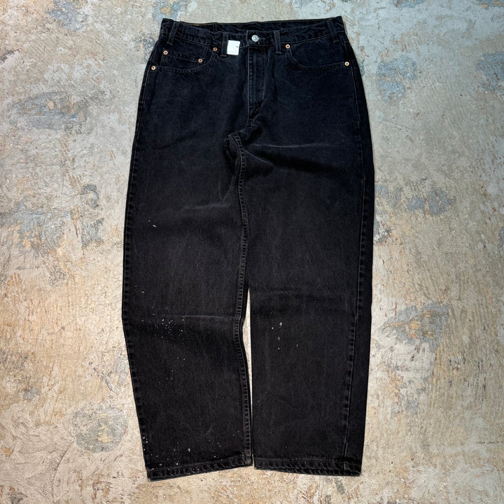 古着 カナダ 99's Levi's/ リーバイス/ ブラックデニムパンツ/ 550/ 実寸サイズ33×28
