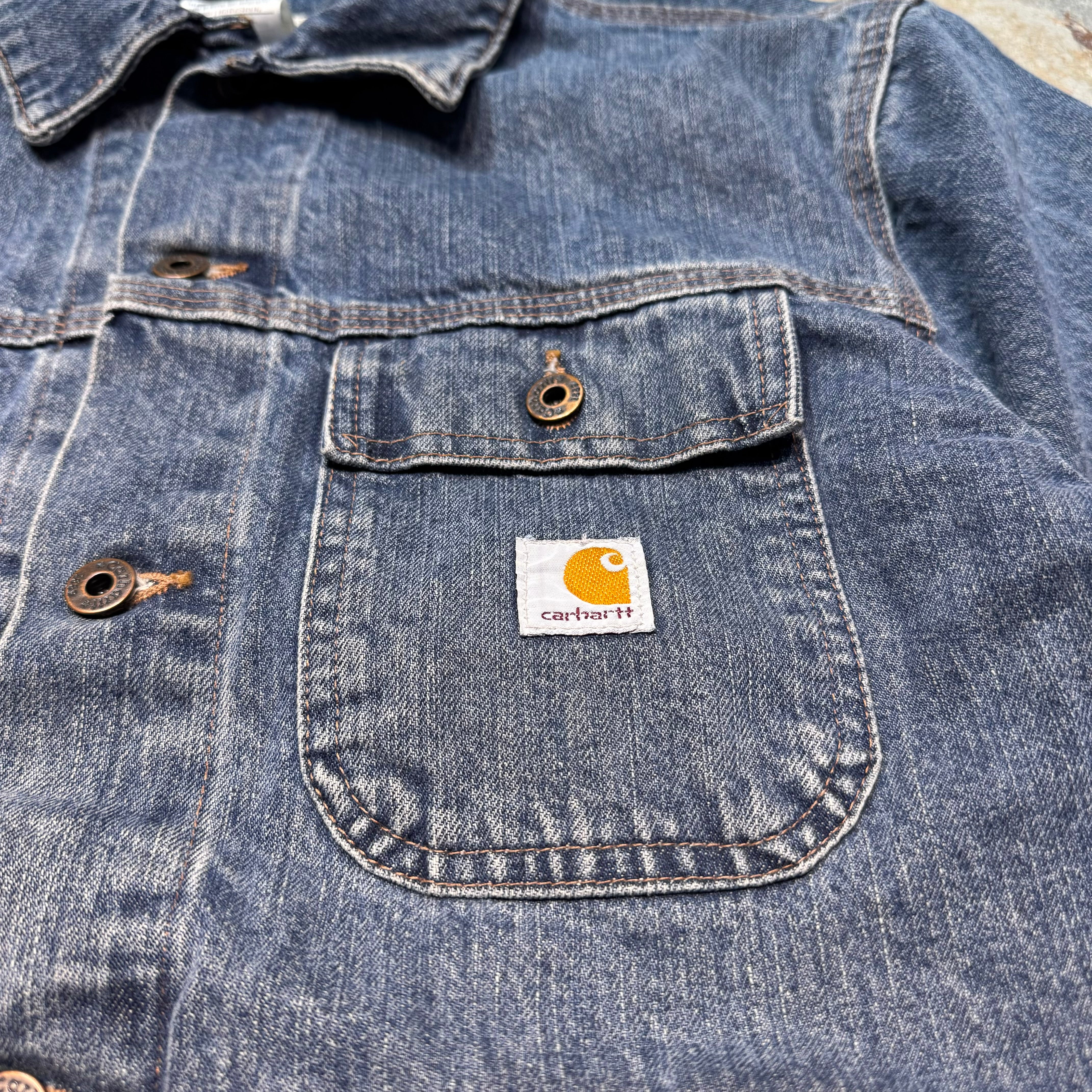 古着 carhartt/カーハート/デニムジャケット/Gジャン/サイズL – MUJIN