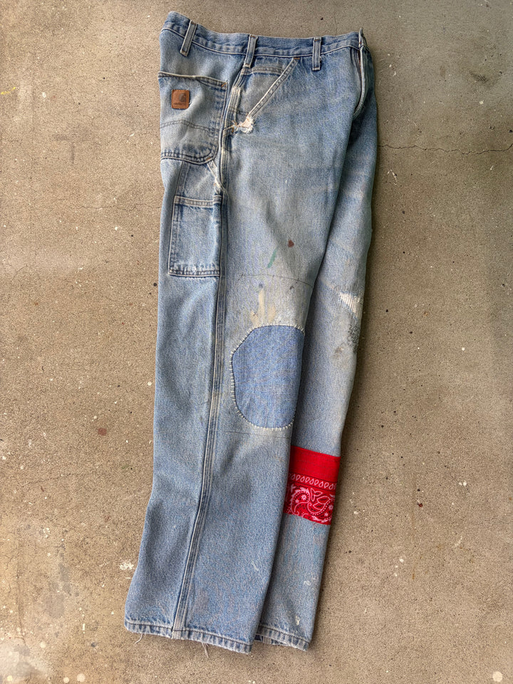 Carhartt Patchwork Denim Pants W32 L32