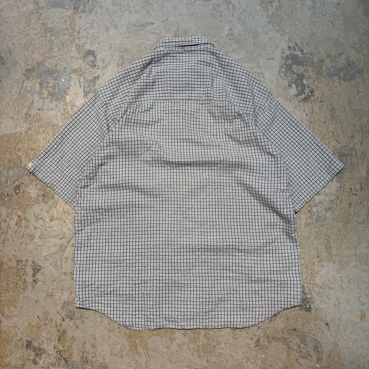 古着 Columbia/ コロンビア/ボタンダウン半袖シャツ/ チェック柄/サイズL