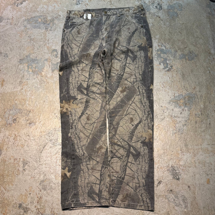 古着 USA製 USAVINTAGE/ リアルツリーカモパンツ/ 実寸サイズ35×33