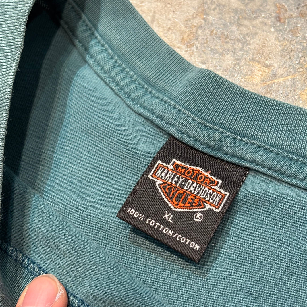 古着 USA製 Harley-Davidson/ハーレーダビッドソン/ プリントTシャツ/ サイズXL