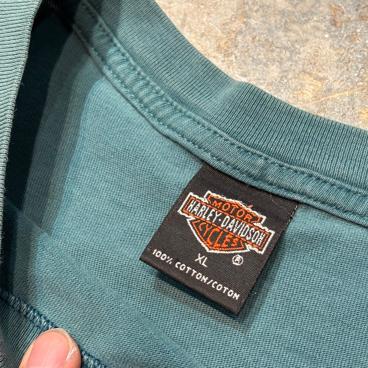 古着 USA製 Harley-Davidson/ハーレーダビッドソン/ プリントTシャツ/ サイズXL