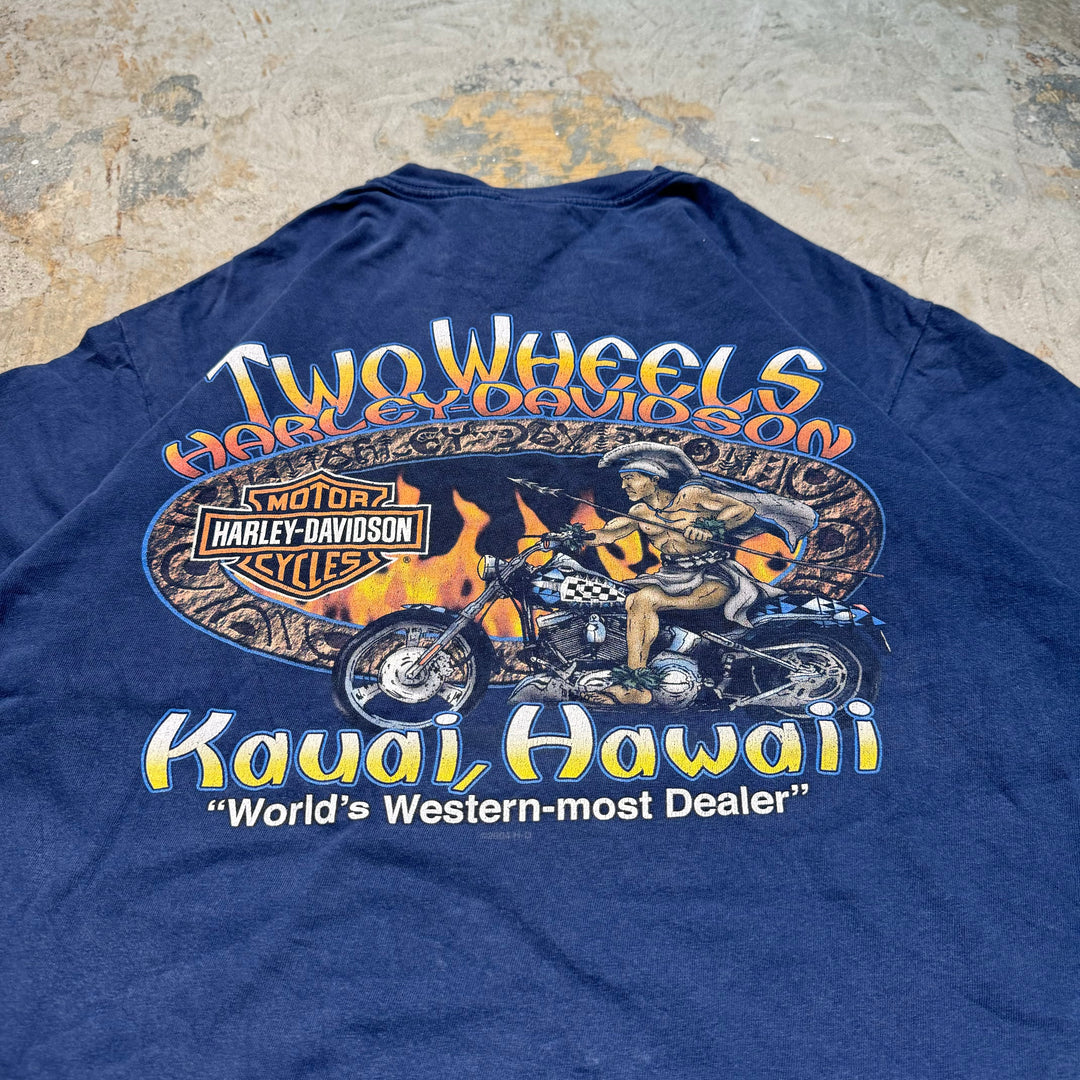 古着 USA製 Harley-Davidson/ハーレーダビッドソン/ プリントTシャツ/ サイズL
