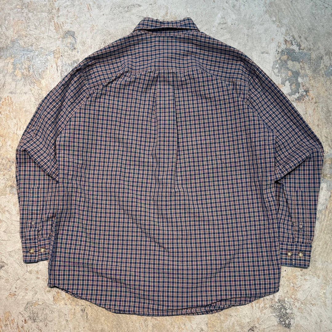 古着 carhartt/カーハート/ ボタンダウン長袖シャツ/ チェック柄/ サイズM
