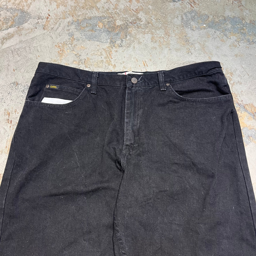 #4192 古着　Lee/リー/Black Denim Pants/ブラックデニムパンツ/RELAKED FIT/サイズ42×30