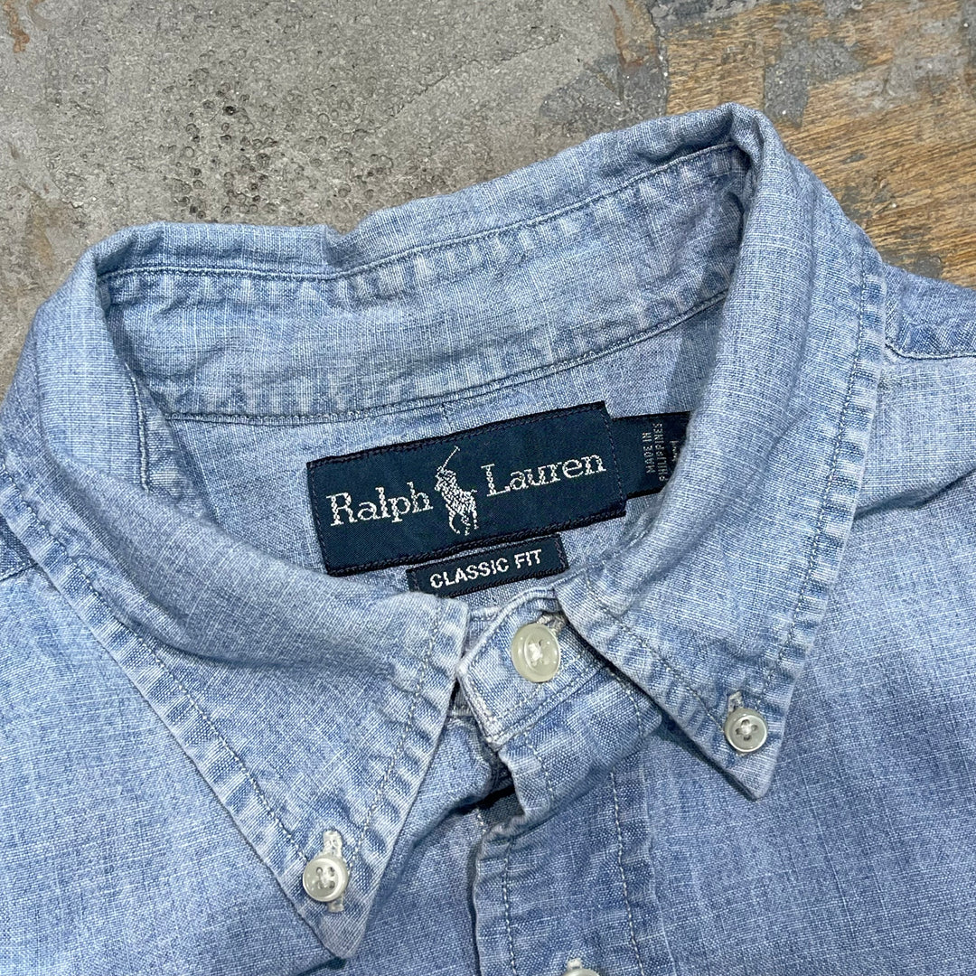 #4318 Ralph Lauren/ラルフローレン L/S B.D Shirts/ボタンダウンシャツ/CLASSIC FIT/サイズL